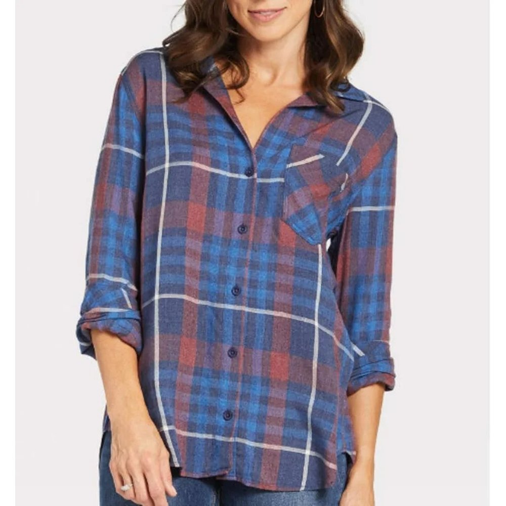 Anthropologie Aurora Cloth and Stone C2808-841-304 LS Shirt - M